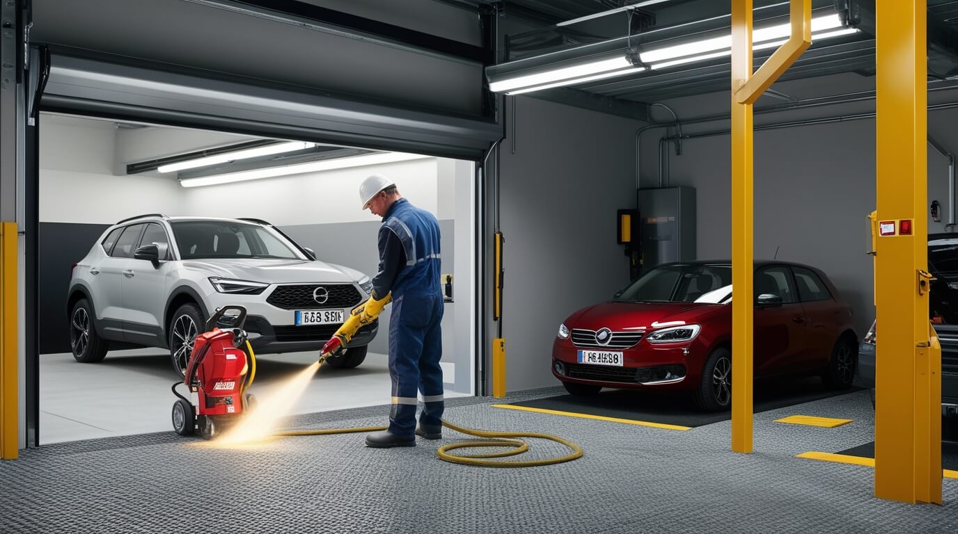 Rengjøring av garasjer og kjellerarealer i borettslag